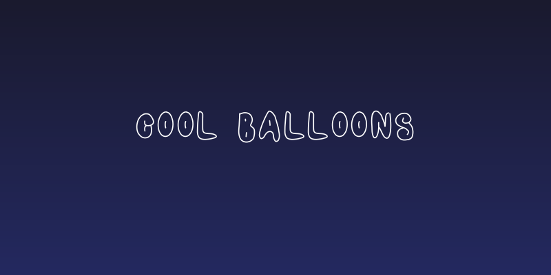 cool balloons Social Header