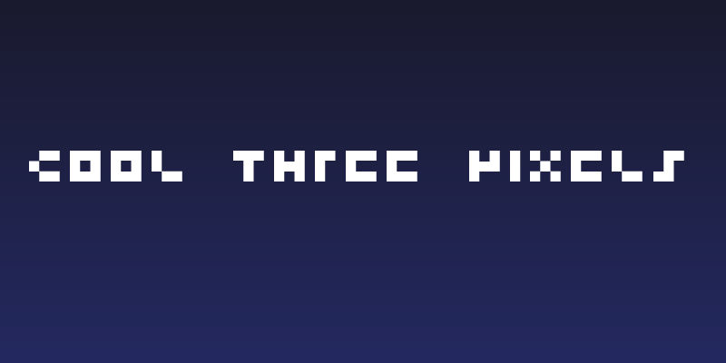 cool three pixels Social Header