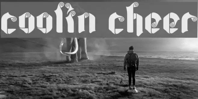 coolin cheer Font examples