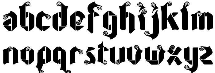 coolin cheer Font LOWERCASE