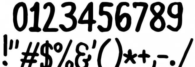 coolstory regular Font OTHER CHARS