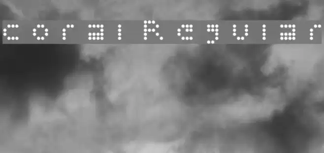 coral Regular Font examples