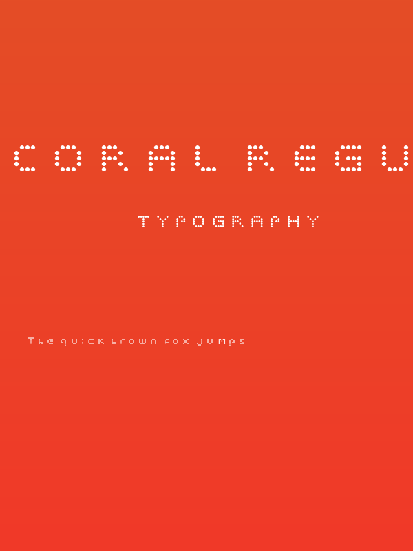 coral Regular Poster