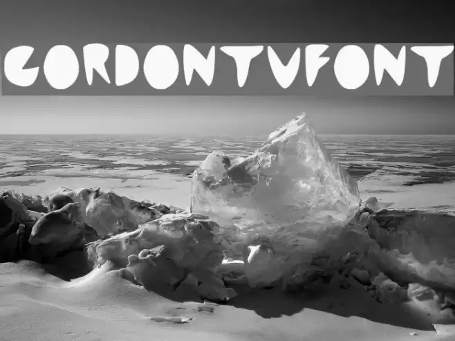 cordontvfont Font examples