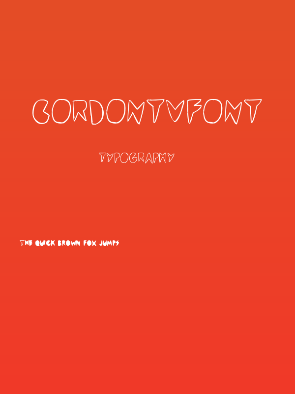 cordontvfont Poster