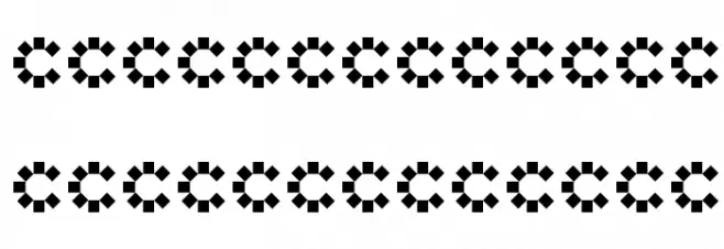 corel 字体 大写