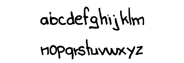 corrupt cop Font LOWERCASE