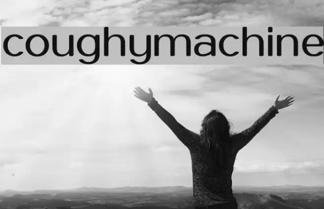 coughymachine Font examples
