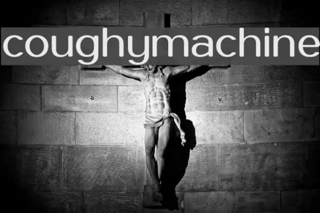 coughymachine Font examples