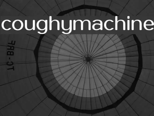 coughymachine Font examples