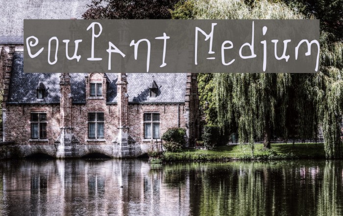 coulant Medium Font examples