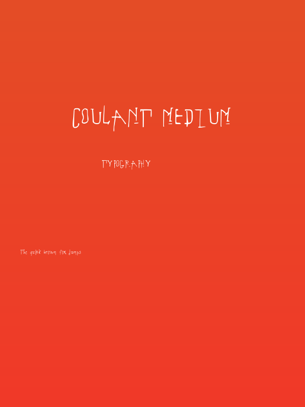 coulant Medium Poster