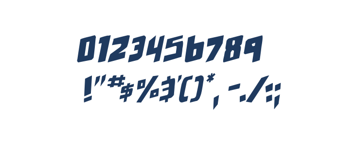 counter hit! Italic Other Characters