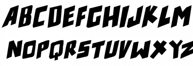 counter hit! Italic Polices MAJUSCULES