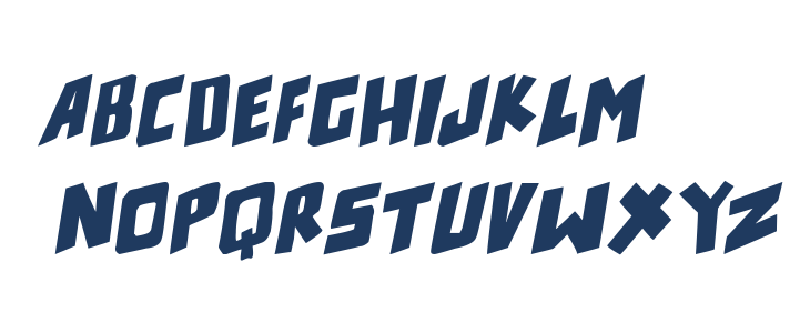 counter hit! Italic Lowercase