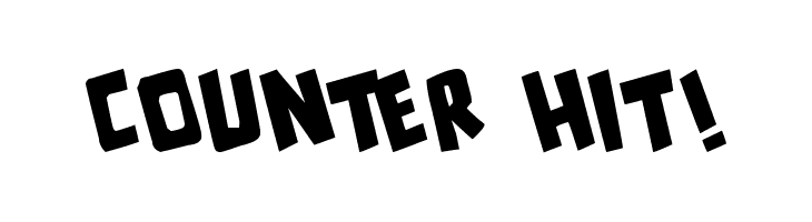 counter hit!  नि: शुल्क फ़ॉन्ट्स डाउनलोड