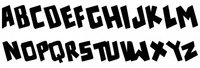 counter hit! خط أحرف صغيرة