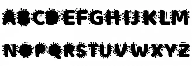 coved Schriftart Groß