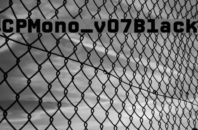 CPMono_v07Black Font examples