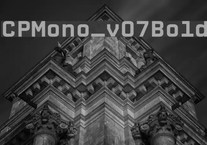CPMono_v07Bold Fonte examples