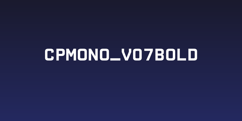 CPMono_v07Bold Social Header