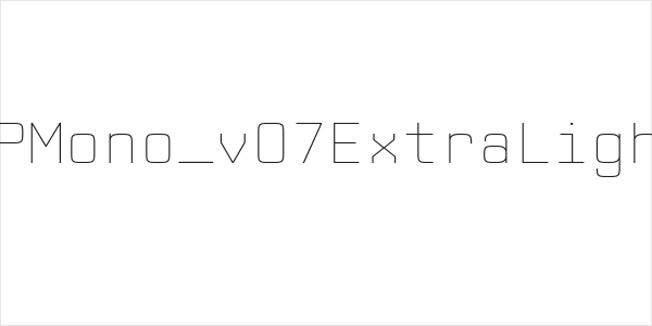 CPMono_v07ExtraLight Logo