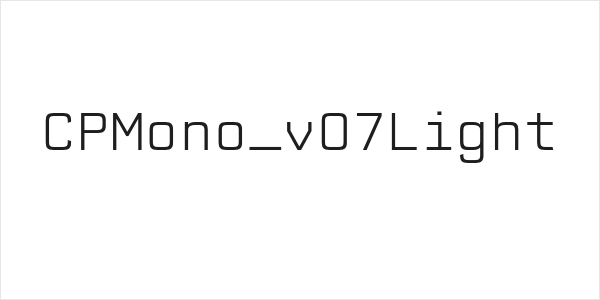CPMono_v07Light Logo
