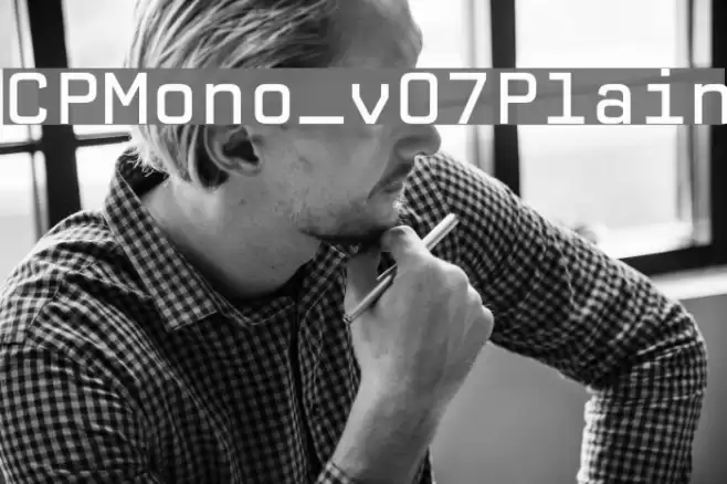 CPMono_v07Plain Font examples