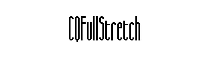 CQ Full Stretch  नि: शुल्क फ़ॉन्ट्स डाउनलोड