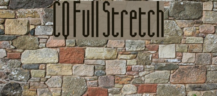 CQ Full Stretch Font examples