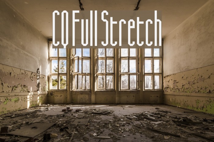 CQ Full Stretch Font examples