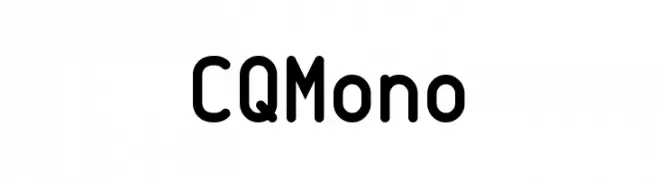 CQ Mono  नि: शुल्क फ़ॉन्ट्स डाउनलोड