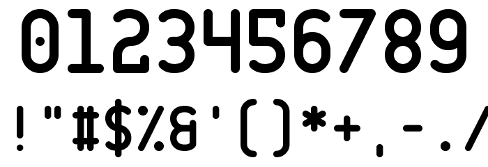 CQ Mono Font OTHER CHARS