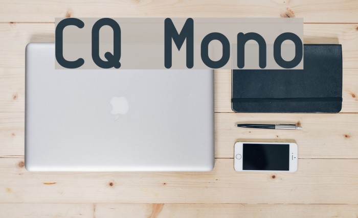 CQ Mono Font examples