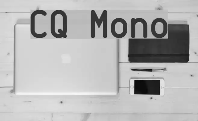 CQ Mono フォント examples