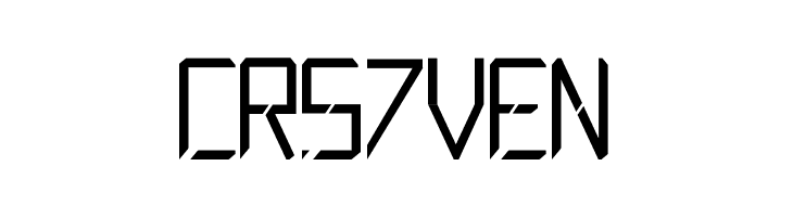 CR S7VEN  免费字体下载