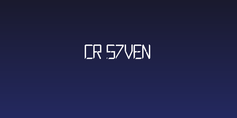 CR S7VEN Social Header