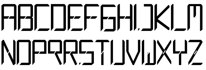 CR S7VEN Font LOWERCASE