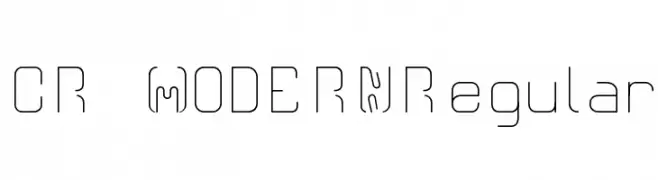 CR21MODERNRegular  font caratteri gratis