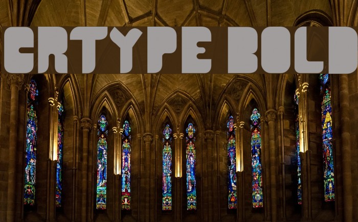 CR21TYPE Bold Font examples