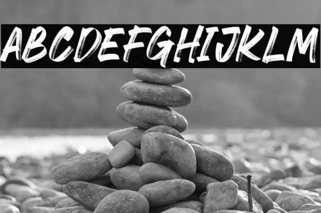 CRACKERS BRUSHER Font examples