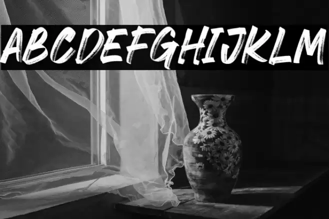 CRACKERS BRUSHER Font examples