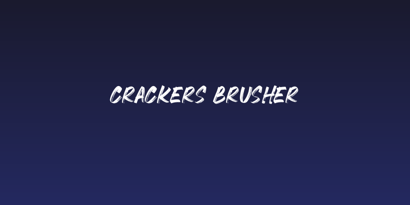 CRACKERS BRUSHER Social Header