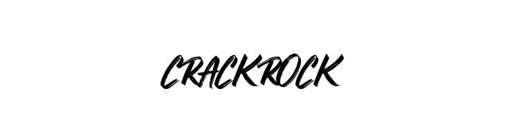 CRACKROCK  नि: शुल्क फ़ॉन्ट्स डाउनलोड