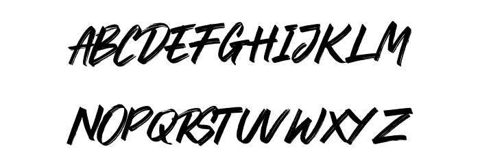 CRACKROCK Font LOWERCASE