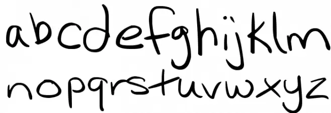 CRAE Font LOWERCASE