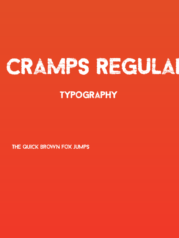 CRAMPS Regular Poster