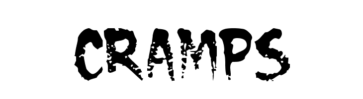CRAMPS  Frei Schriftart Herunterladen