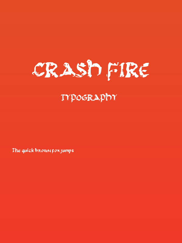CRASH FIRE Poster