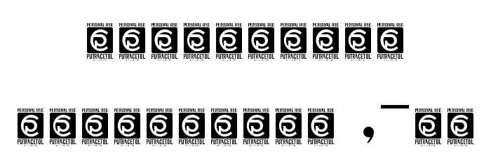 CRAVA Personal Use Font OTHER CHARS